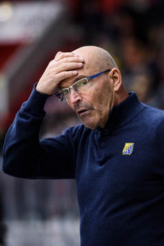 Södertäljes tränare Mats Waltin deppar