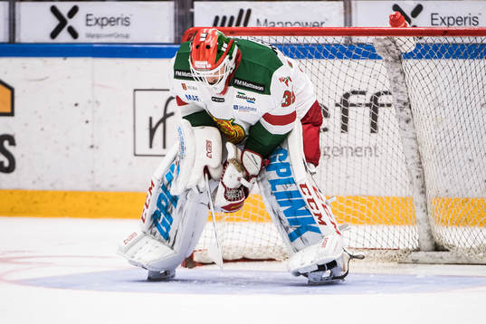 Moras målvakt Christian Engstrand deppar
