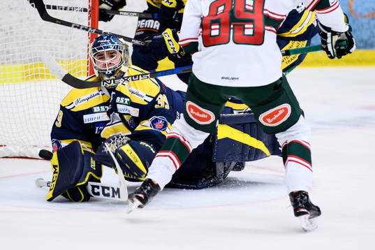 Södertäljes målvakt George Sørensen