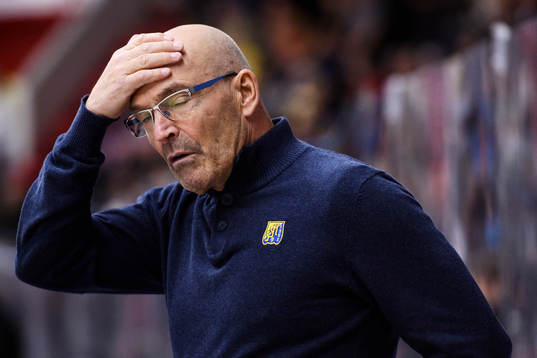 Södertäljes tränare Mats Waltin deppar