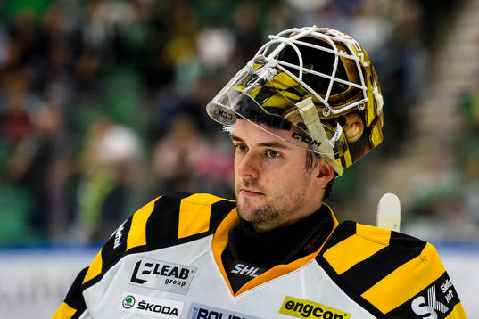 Skellefteås målvakt Gustaf Lindvall