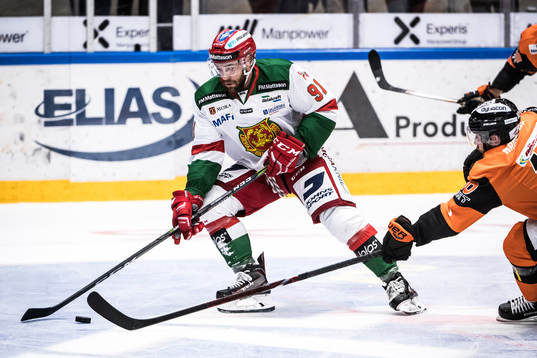 Moras Jacob Lagacé och Karlskronas Mattias Guter