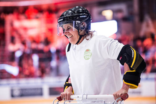 kundvagnsrace i periodpausen