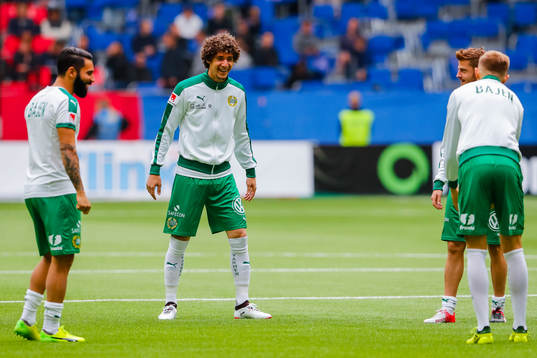 Hammarbys Stefan Batan och Romulo Cabral Pereira Pinto