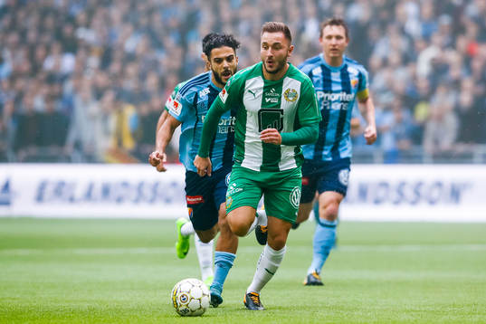 Hammarbys Muamer Tankovic och Djurgårdens Othman El Kabir