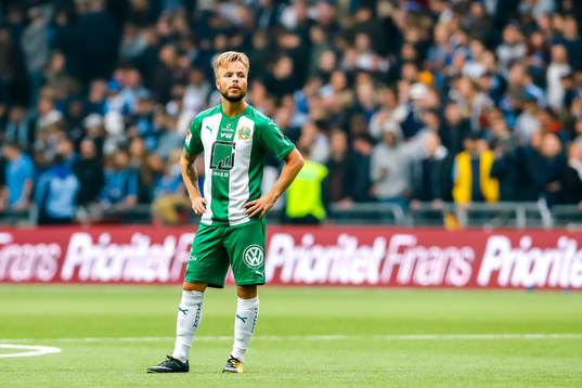 Hammarbys Sander Svendsen deppar