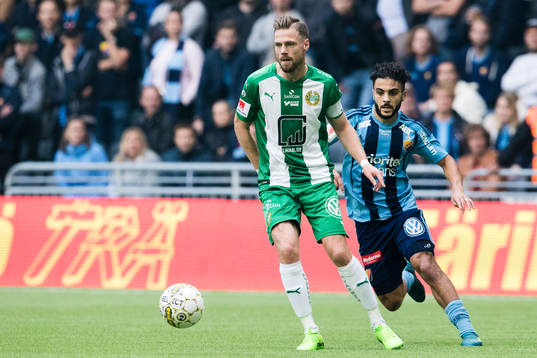 Hammarbys Arnór Smárason och Djurgårdens Othman El Kabir