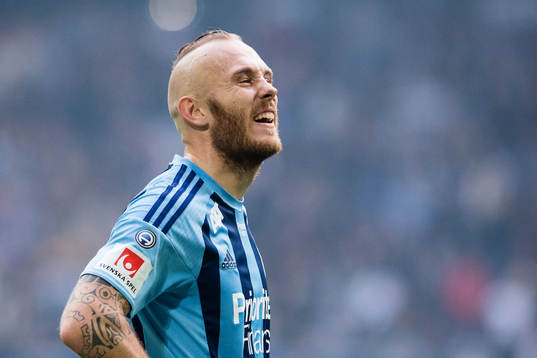 Djurgårdens Magnus Eriksson deppar