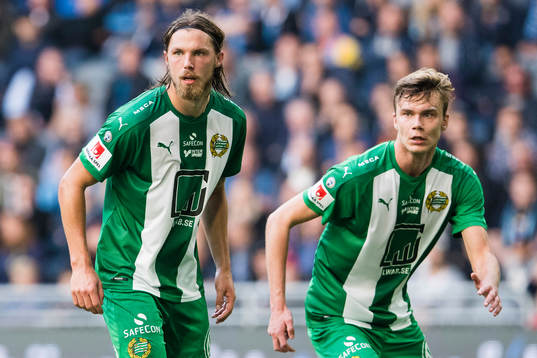 Hammarbys Björn Paulsen och Marcus Degerlund