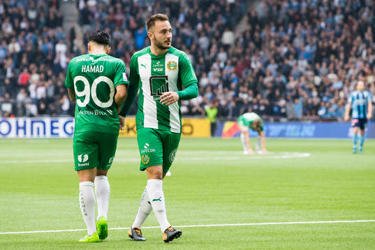 Hammarbys Jiloan Hamad och Muamer Tankovic