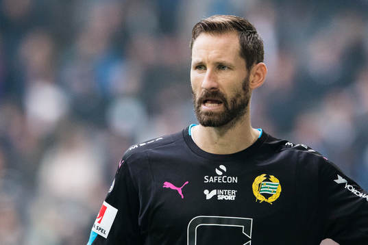 Hammarbys målvakt Johan Wiland