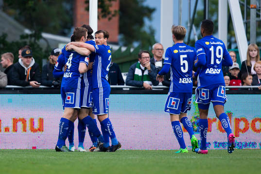 Sundsvalls spelare jublar