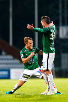 Jönköpings Stian Aasmundsen jublar