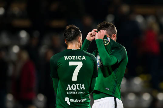 Jönköpings Dzenis Kozica och Daryl Smylie deppar