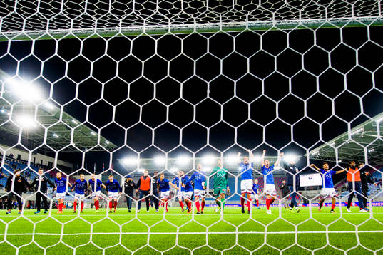 The Vålerenga team celebrates