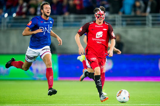 Kasper Skaanes of Brann and Jonatan Tollås Nation of