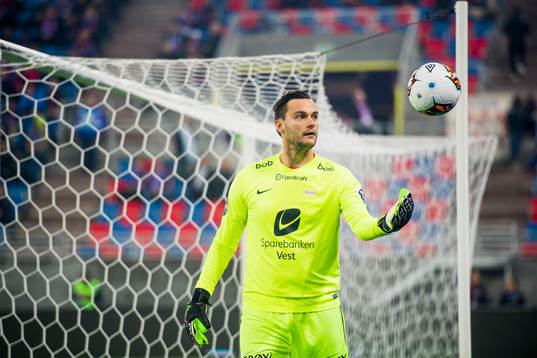 Goalkeeper Piotr Leciejewski of Brann