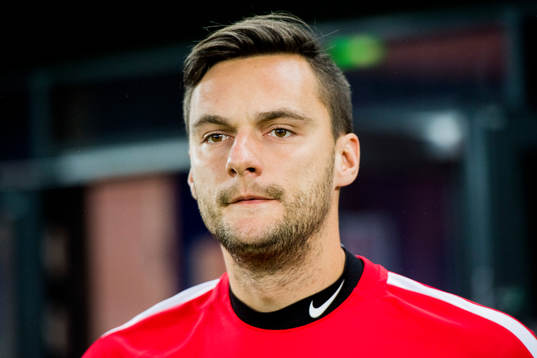 Goalkeeper Piotr Leciejewski of Brann