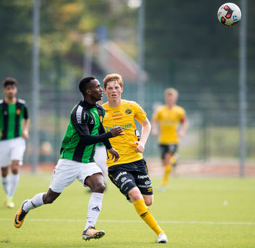 GAIS Beniam Hagelberg och Elfsborgs Jesper Sandberg