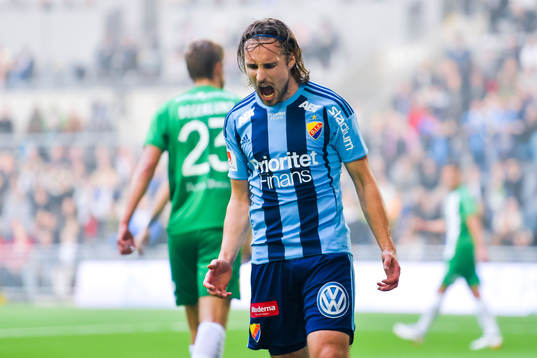 Djurgårdens Kevin Walker deppar