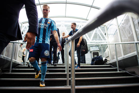 Djurgårdens Gustav Engvall deppar