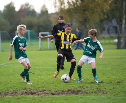 i matchen för pojkar födda 2006 mellan IFK Hässleholm