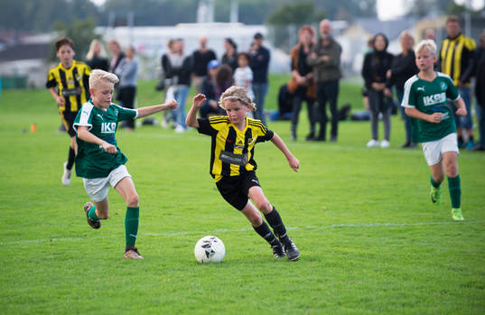 i matchen för pojkar födda 2006 mellan IFK Hässleholm