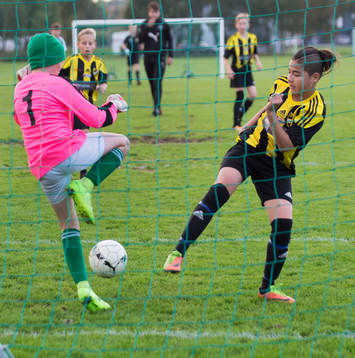 i matchen för pojkar födda 2006 mellan IFK Hässleholm