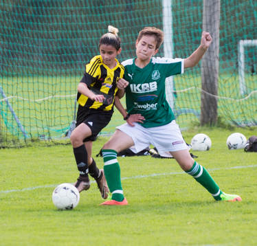 i matchen för pojkar födda 2006 mellan IFK Hässleholm