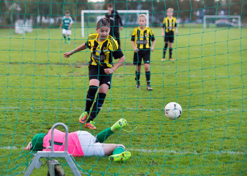 i matchen för pojkar födda 2006 mellan IFK Hässleholm