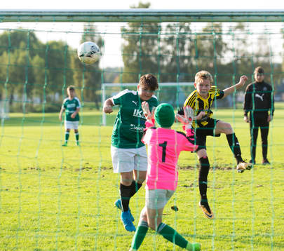 i matchen för pojkar födda 2006 mellan IFK Hässleholm