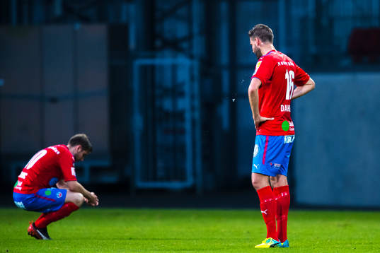 Helsingborgs Mikael Dahlberg deppar