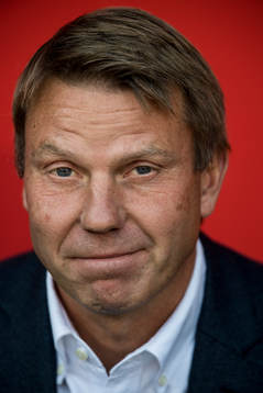 Falkenbergs tränare Hans Eklund