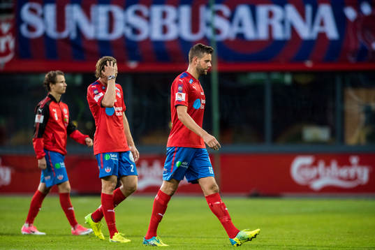 Helsingborgs Mikael Dahlberg, Carl Johansson och Alex