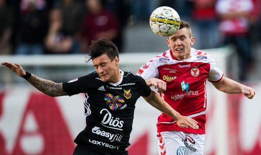 Kalmars Victor Agardius och Östersunds Samuel Mensiro