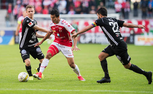 Östersunds Johan Bertilsson och Brwa Nouri samt Kalmars
