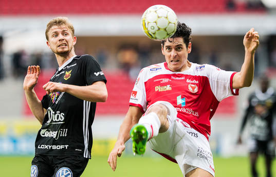 Kalmars Marko Biskupovic och Östersunds Ludvig Fritzon