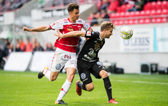 Kalmars Melker Hallberg och Östersunds Ludvig Fritzon