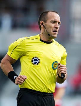 Matchens domare Kaspar Sjöberg