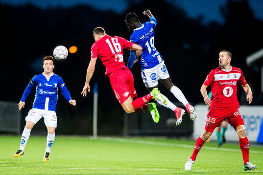 Tobias Heintz of Sarpsborg, Fredrik Semb Berge of Odd,