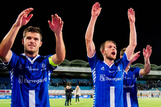 Joachim Thomassen and Ole Jørgen Halvorsen of Sarpsborg