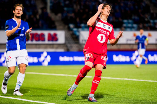 Sigurd Hauso Haugen of Odd looks dejected