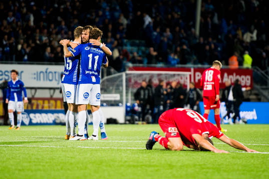 Sigurd Rosted, Patrick Mortensen and Joackim Jørgensen