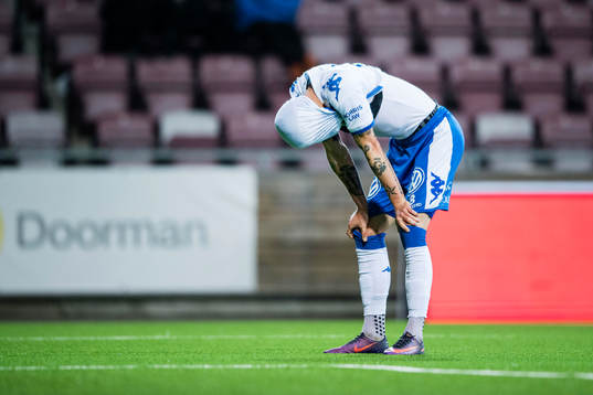 IFK Göteborgs Sören Rieks deppar