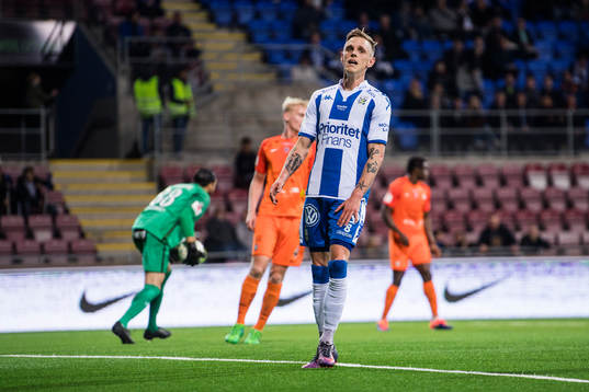 IFK Göteborgs Sören Rieks deppar