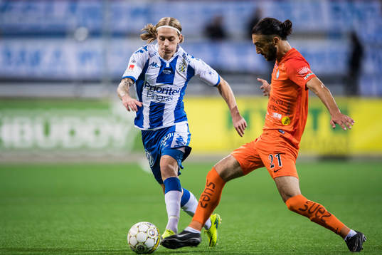 IFK Göteborgs Elias Mar Omarsson och AFC Eskilstunas Ansel