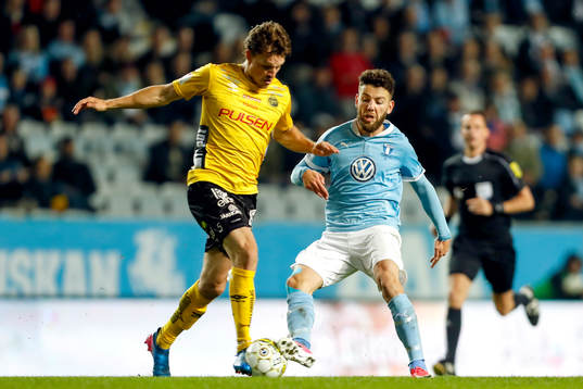 Elfsborgs Jörgen Horn och Malmö FFs Erdal Rakip