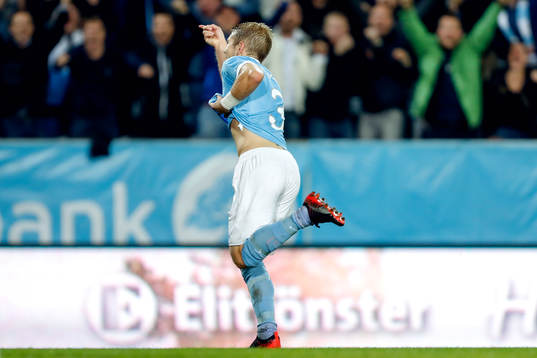 Malmö FFs Anton Tinnerholm jublar