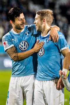 Malmö FFs Behrang Safari och Anton Tinnerholm