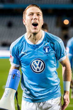 Malmö FFs Anton Tinnerholm jublar